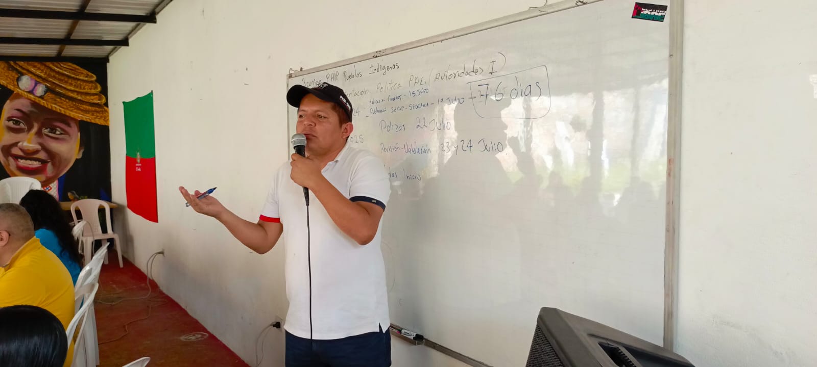 Foto de mesa PAE indígena Cauca 12 de Julio