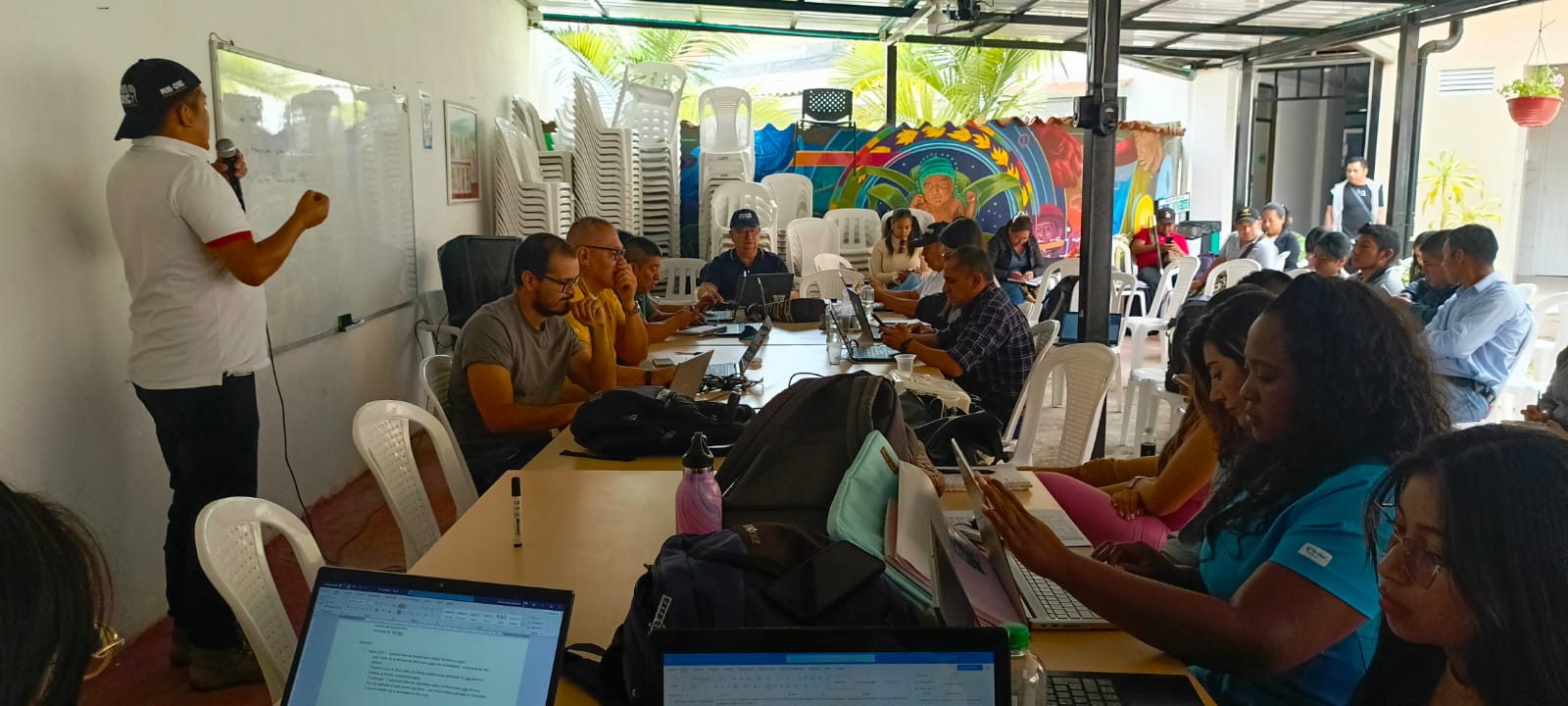 Foto de mesa PAE indígena Cauca 12 de Julio