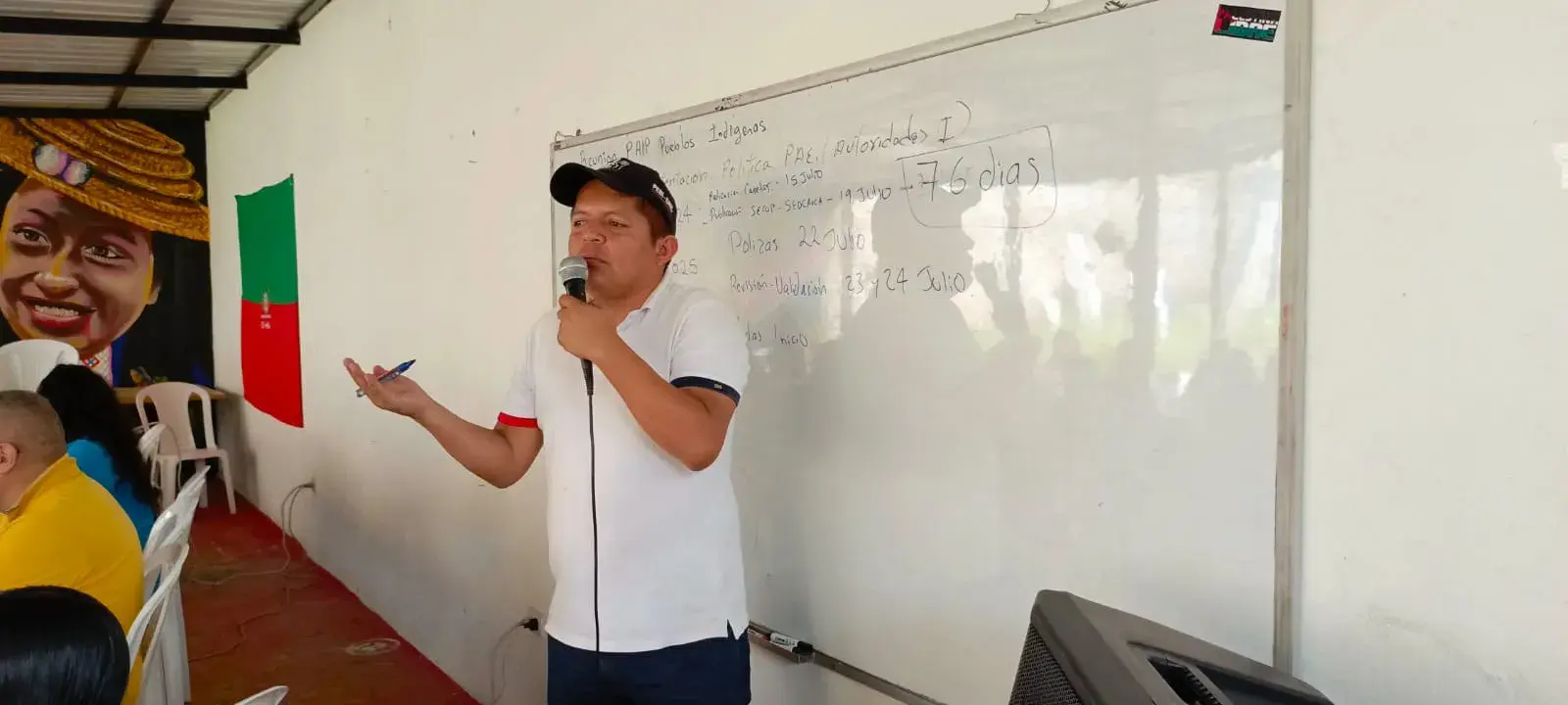 Foto de mesa PAE indígena Cauca 12 de Julio