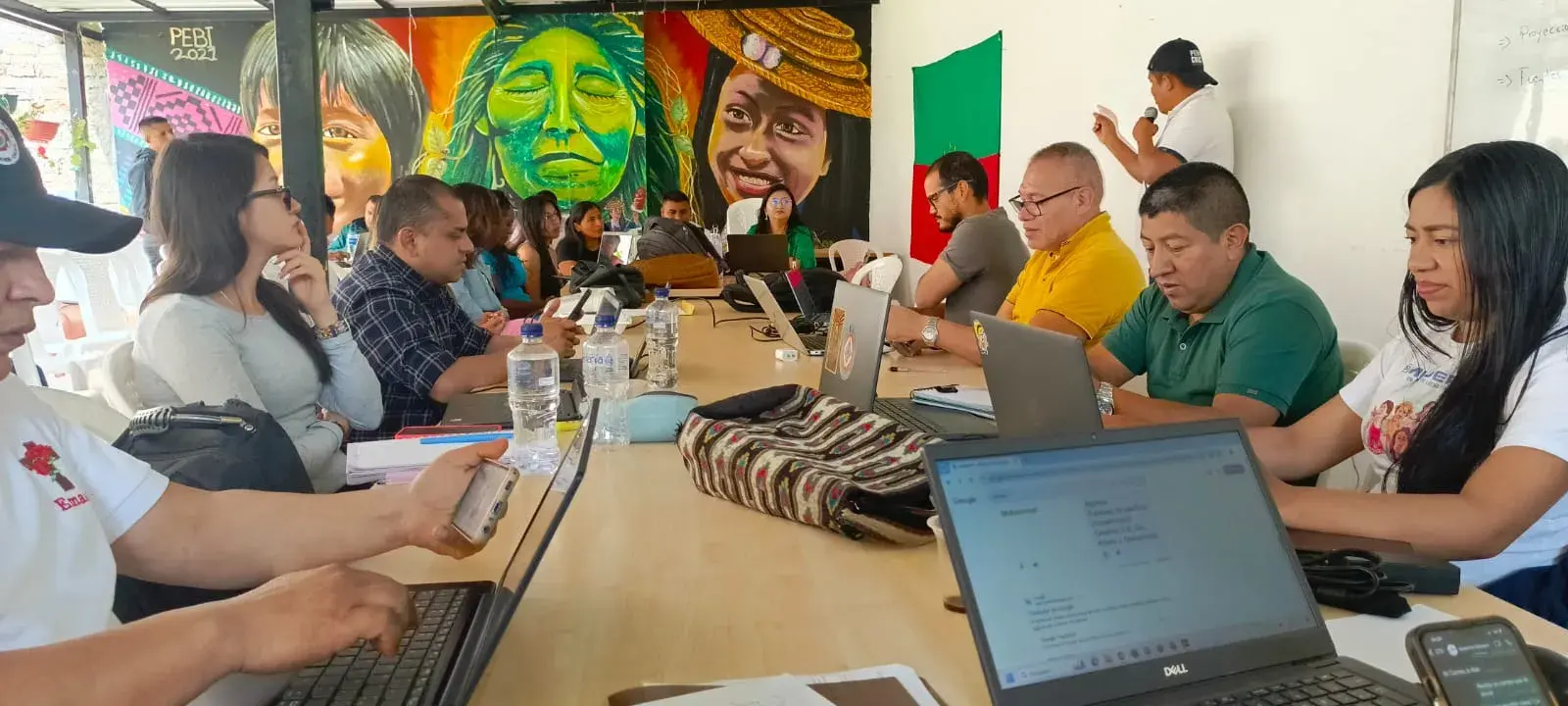 Foto de mesa PAE indígena Cauca 12 de Julio