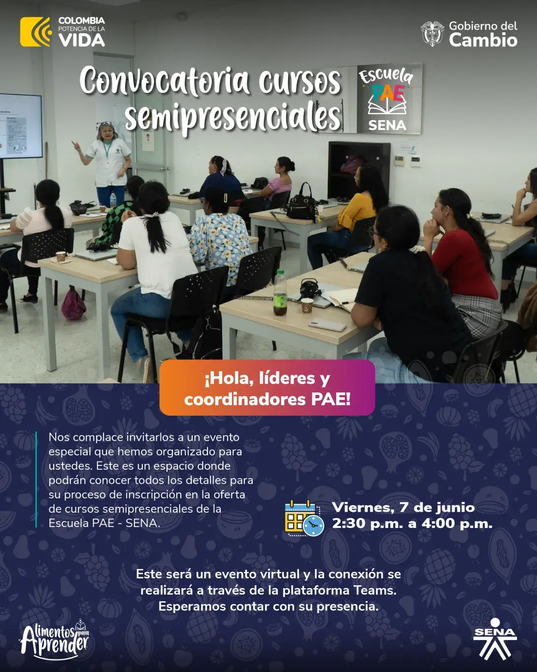 Convocatoria cursos semipresenciales
